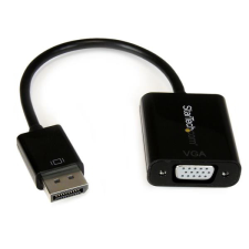 Startech DisplayPort v1.2 - VGA Adapter Fekete kábel és adapter