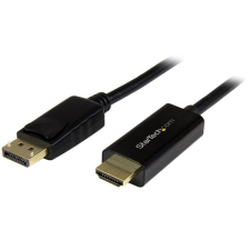 Startech DP2HDMM1MB HDMI - DisplayPort (apa - apa) kábel 0.9m - Fekete kábel és adapter