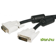 Startech DVI-D Összekötő Fekete 3m DVIDDMM3M kábel és adapter