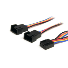 Startech FAN4SPLIT12 Molex anya - 2x Molex apa kábel 0.3m kábel és adapter
