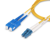 Startech Fiber Optic LC Fiber Optic SC/UPC Átalakító Sárga 10m SMLCSC-OS2-10M