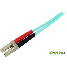 Startech Fiber Optic LC Összekötő Kék 10m A50FBLCLC10 kábel és adapter
