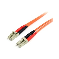 Startech Fiber Optic LC Összeköto Narancssárga 2m FIBLCLC2 kábel és adapter