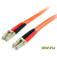 Startech Fiber Optic LC Összekötő Narancssárga 5m FIBLCLC5 kábel és adapter