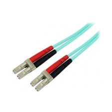 Startech Fiber Optic LC Összeköto Világoskék 2m A50FBLCLC2 kábel és adapter