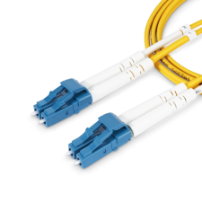 Startech Fiber Optic LC/UPC Összekötő Sárga 30m SMDOS2LCLC30M kábel és adapter