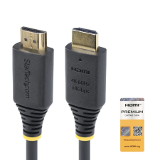 Startech HDMI 2.0 Összekötő Fekete 5m HDMI2-CABLE-4K60-5M kábel és adapter