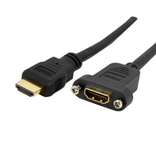 Startech HDMIPNLFM3 HDMI (apa - anya) kábel 0.9m - Fekete kábel és adapter