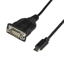 Startech ICUSB232C USB C - DB9 (apa - apa) kábel 0.4m - Fekete (ICUSB232C) kábel és adapter