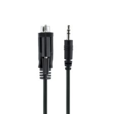 Startech Jack Soros Átalakító Fekete 1m 9M351M-RS232-CABLE kábel és adapter