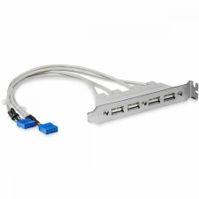 Startech Kábel Micro USB Startech USBPLATE4 IDC USB kábel és adapter