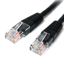 Startech - M45PAT15MBK UTP CAT5e Patch kábel 15m Fekete kábel és adapter