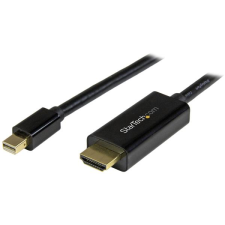 Startech MDP2HDMM5MB mDP - HDMI (apa - apa) kábel 5m - Fekete kábel és adapter