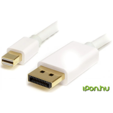 Startech Mini DisplayPort Átalakító Fehér 2m MDP2DPMM2M kábel és adapter