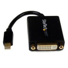 Startech mini DisplayPort - DVI (Apa-Anya) Adapterkábel 0.1m Fekete kábel és adapter