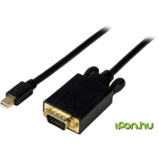Startech Mini DisplayPort VGA/D-Sub Átalakító Fekete 1.8m MDP2VGAMM6B kábel és adapter