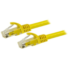 Startech N6PATC10MYL UTP CAT6 Patch kábel 10m Sárga kábel és adapter