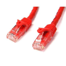 Startech N6PATC3MRD hálózati kábel Vörös 3 M Cat6 U/UTP (UTP) kábel és adapter