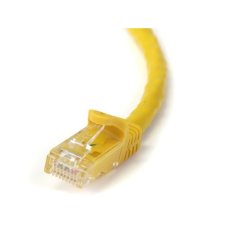 Startech - N6PATC3MYL UTP CAT6 patch kábel 3m Sárga kábel és adapter