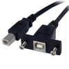 Startech - Panel Mount USB Cable B to B - F/M - 90cm