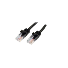 Startech - PATCH CABLE CAT5E 10M BLACK kábel és adapter