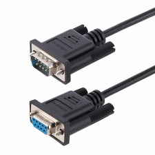 Startech RS232 VGA/DB9 - VGA/DB9 Kábel 4m - Fekete kábel és adapter