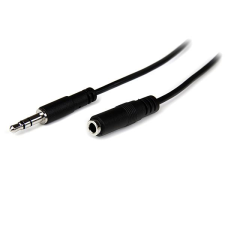 Startech - Slim 3.5mm Stereo Extension Audio Cable - M/F - 2M kábel és adapter