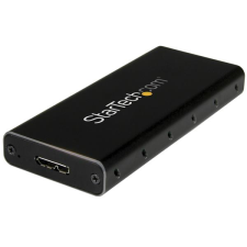 Startech SM21BMU31C3 M.2 USB 3.1 Külső SSD ház Fekete asztali számítógép kellék