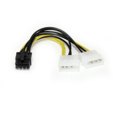 Startech Tápkábel Startech LP4PCIEX8ADP kábel és adapter