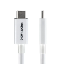 Startech Thunderbolt 5 Összekötő Fehér 80cm TBLT5MM80CM240WWH kábel és adapter