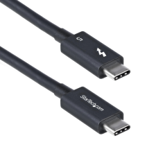 Startech Thunderbolt 5 Összekötő Fekete 80cm TBLT5MM80CM240W kábel és adapter