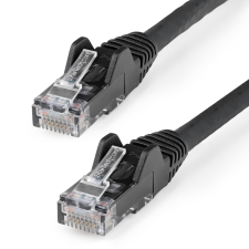 Startech U/UTP CAT6 Patch kábel 5m Fekete kábel és adapter