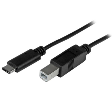 Startech USB2CB2M USB-C - USB-B (apa - apa) kábel 2m - Fekete kábel és adapter