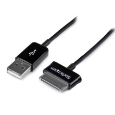 Startech USB2SDC3M Samsung Galaxy Tab adat/töltőkábel 3m - Fekete mobiltelefon kellék