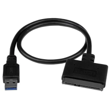 Startech USB312SAT3CB USB 3.1 GEN 2 adatkábel 0.7m - Fekete kábel és adapter