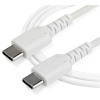Startech USB 2.0 Type C Összekötő Fehér 2m RUSB2CC2MW