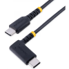 Startech USB 2.0 Type C Összekötő Fekete 15cm R2CCR-15C-USB-CABLE