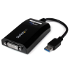 Startech USB 3.0 - DVI / VGA Video Card Multi Monitor összekötő kábel 0.78m - Fekete