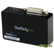 Startech USB 3.0 HDMI Átalakító Fekete 16cm USB32HDDVII kábel és adapter