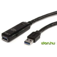 Startech USB 3.0 Hosszabbító Fekete 3m USB3AAEXT3M kábel és adapter