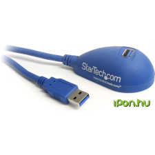 Startech USB 3.0 Hosszabbító Kék 1.5m USB3SEXT5DSK kábel és adapter