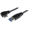 Startech USB 3.0 USB 3.0 Micro-B Összeköto Fekete 2m USB3AU2MLS