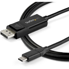 Startech USB 3.1 Type C DisplayPort 1.4 Átalakító Fekete 2m CDP2DP142MBD kábel és adapter
