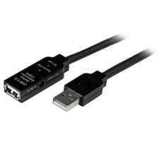 Startech USB-kábel Startech USB2AAEXT5M Fekete kábel és adapter