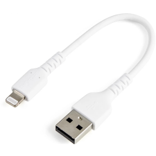 Startech USB Lightning Töltő/adatkábel Fehér 15cm RUSBLTMM15CMW kábel és adapter