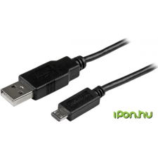 Startech USB Micro USB Átalakító Fekete 2m USBAUB2MBK kábel és adapter
