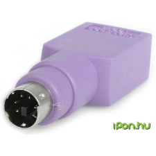 Startech USB PS/2 Átalakító Lila 5cm GC46FMKEY kábel és adapter