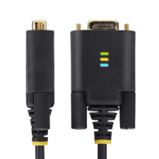 Startech USB Soros Átalakító Fekete 1m 1P3FFCNB-USB-SERIAL kábel és adapter