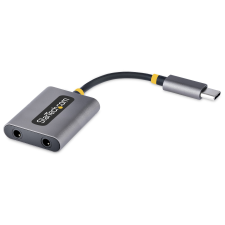Startech USBC-AUDIO-SPLITTER USB apa - Jack anya Adapter kábel és adapter