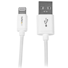 Startech USBLT1MW Lightning - USB 2.0 A (apa - apa) kábel 1m - Fehér mobiltelefon kellék